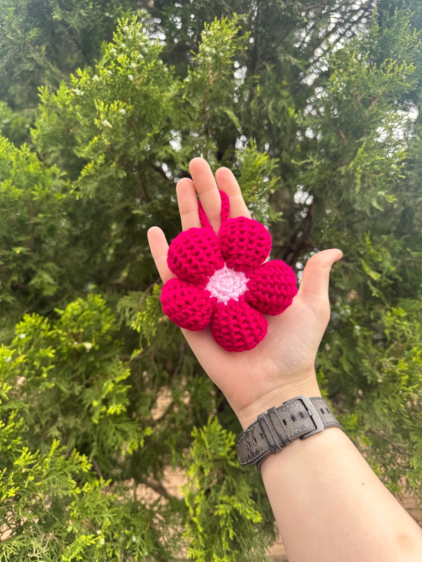 Flower keychains