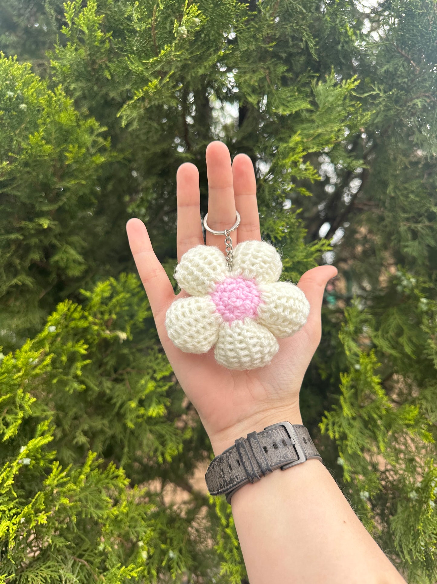 Flower keychains